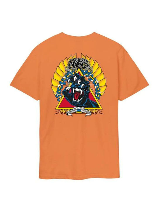 Santa Cruz Screaming Herren T-Shirt Kurzarm Orange