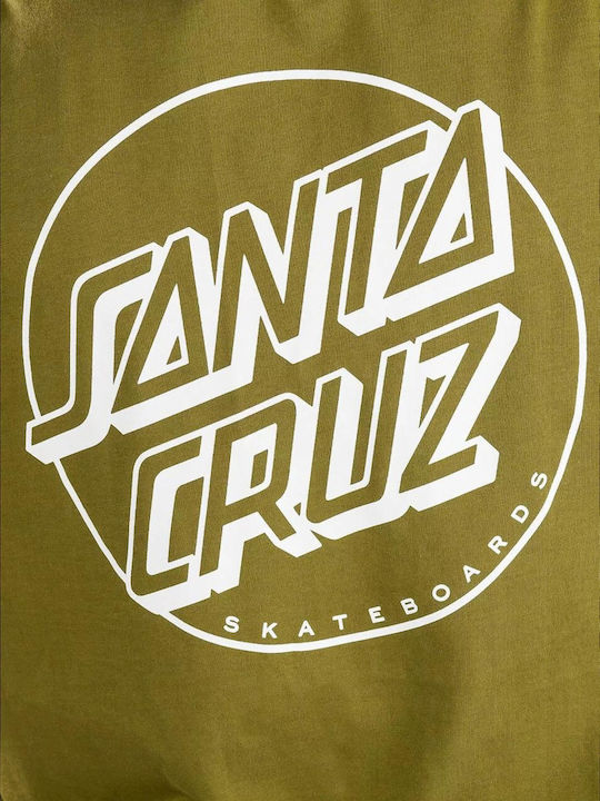 Santa Cruz T-shirt Bărbătesc cu Mânecă Scurtă Verde