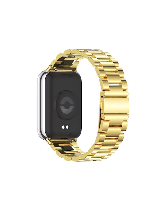 Mijobs Каишка Неръждаема стомана Златист (Redmi Watch 4 / Redmi Watch 5)