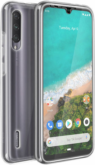 360° Hülle Xiaomi Mi A3 Flexibel vorne & starr hinten – Transparent