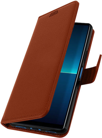 Sony Xperia L4 Folio-Hülle mit Videounterstützung Braun