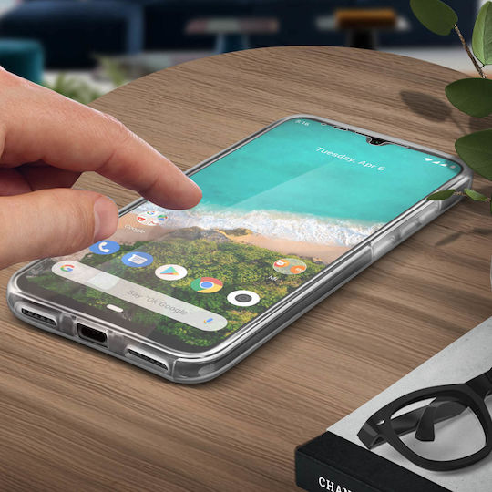 360° Hülle Xiaomi Mi A3 Flexibel vorne & starr hinten – Transparent