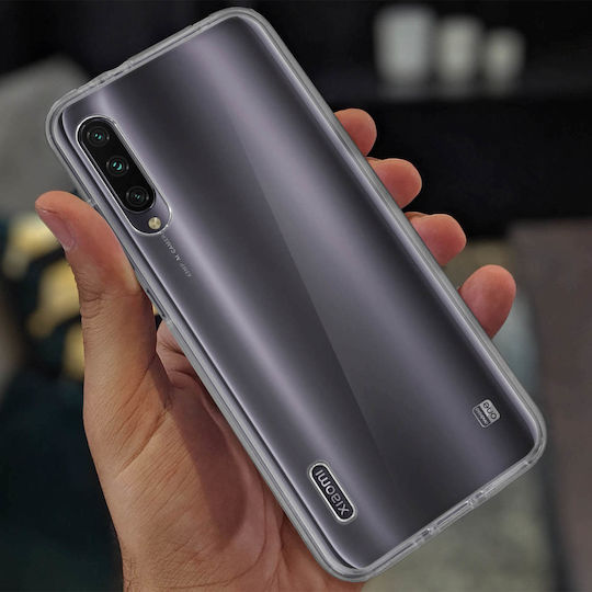 360° Hülle Xiaomi Mi A3 Flexibel vorne & starr hinten – Transparent