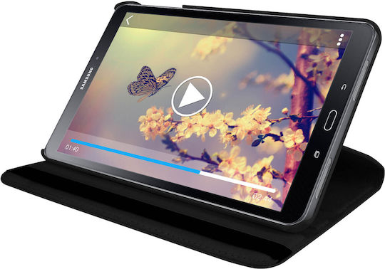 Avizar Flip Cover Rotativă Neagră (Samsung Tab A 10.1, A6 10.1)