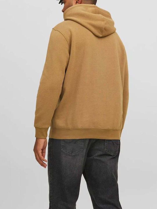 Jack & Jones Men's Sweatshirt with Hood and Pockets Otter