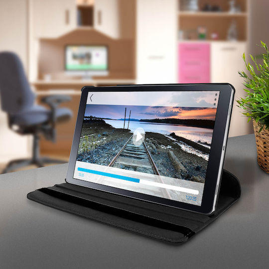 Avizar Flip Cover Rotativă Neagră Galaxy Tab A 10.5 2018