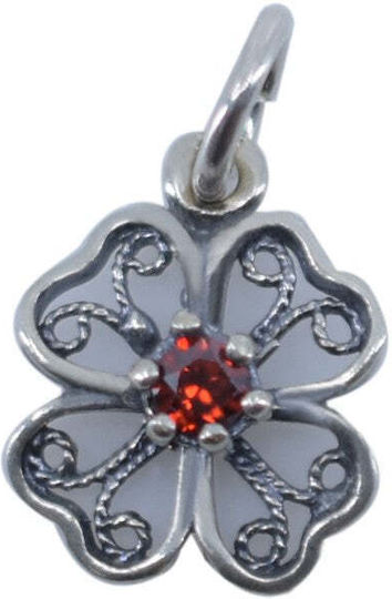 Metallic Pendant Motif for Jewelry from 925 Silver