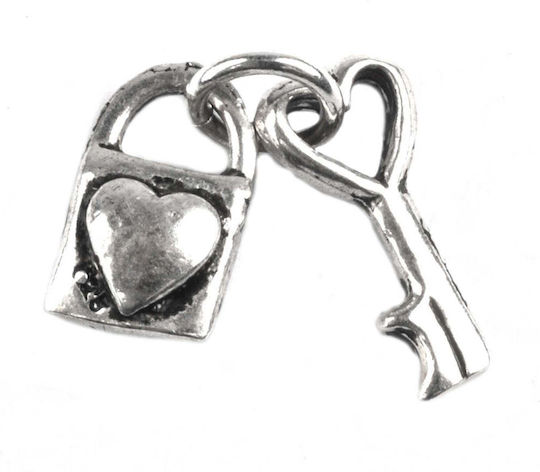 Metallic Pendant Motif for Jewelry from 925 Silver