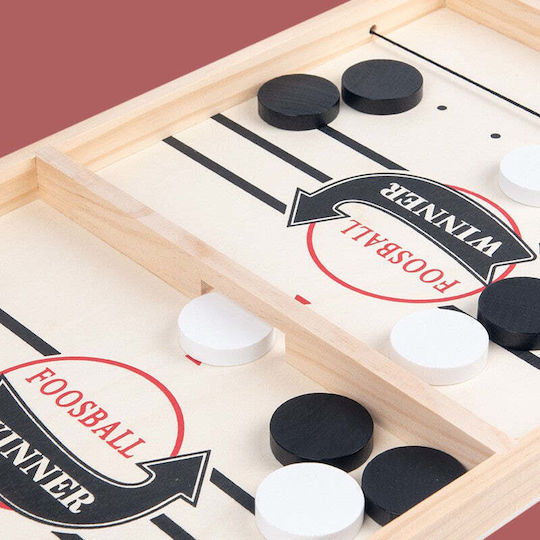 Interactive Foosball Game Flippy Ice Hockey Tip Wooden 10 Game Pieces +4 Years 54 X 29 Cm Multicolor