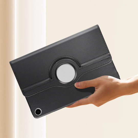 Akashi Flip Cover Rotativă Neagră Samsung Galaxy Tab A9 Plus