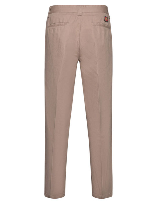 Santa Cruz Men's Trousers in Regular Fit Brown