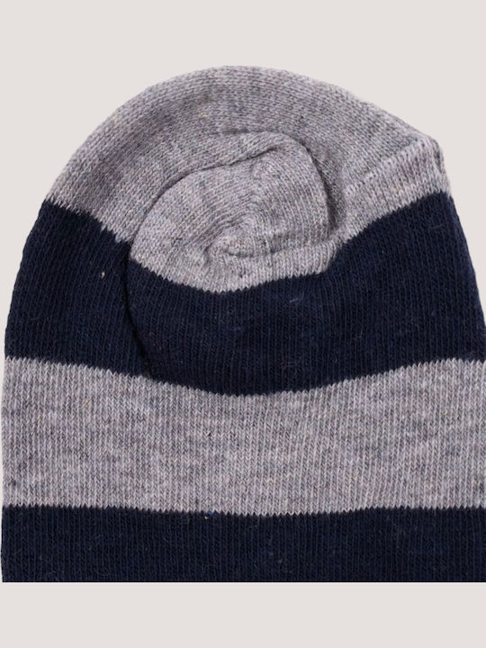 Trendy Herren Gemusterte Socken Γκρί - Μπλέ 1Pack Trendy Herren Gemusterte Socken Γκρί - Μπλέ 1Pack