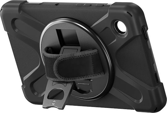 4Smarts Back Cover Περιστρεφόμενη Μαύρη (Galaxy Tab A9 Plus)