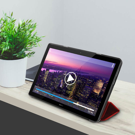 Avizar Flip Cover Κόκκινη (HUAWEI MEDIAPAD T5 10)