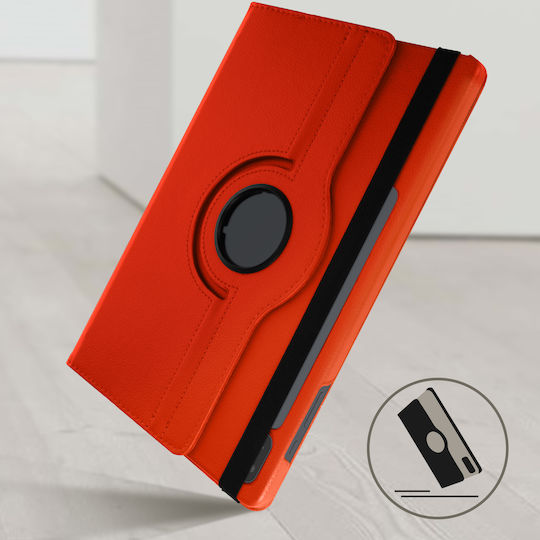 Avizar Flip Cover Περιστρεφόμενη Κόκκινη (Samsung Galaxy Tab S7 FE)