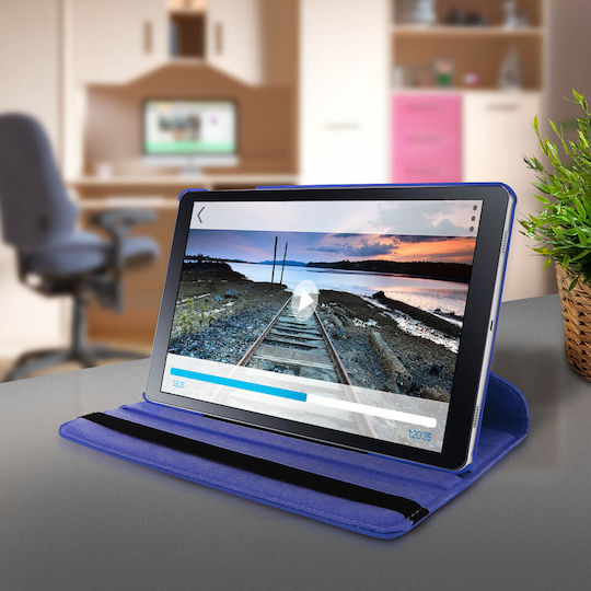 Avizar Flip Cover Rotating Blue Galaxy Tab A 10.5 2018