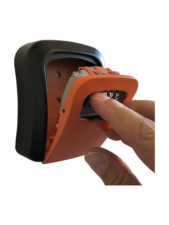 Basi SSZ 200 Wall-mounted Combination Key Holder Metallic with Combination Dial 9.6x4x11cm