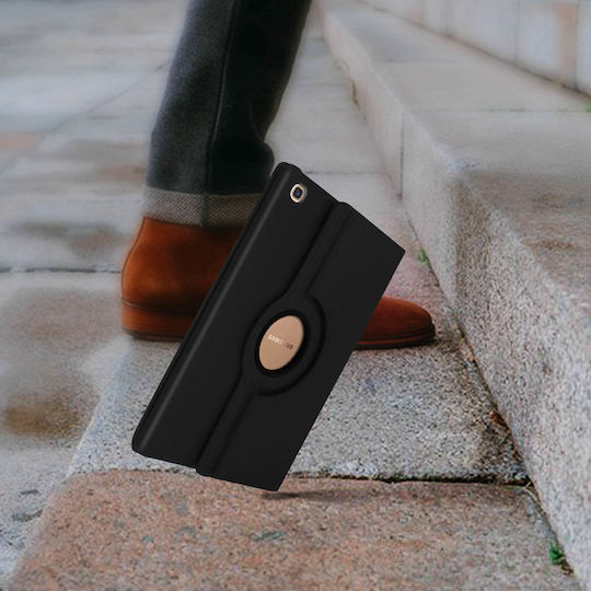 Avizar Flip Cover Περιστρεφόμενη Μαύρη (Samsung Galaxy Tab S5e)