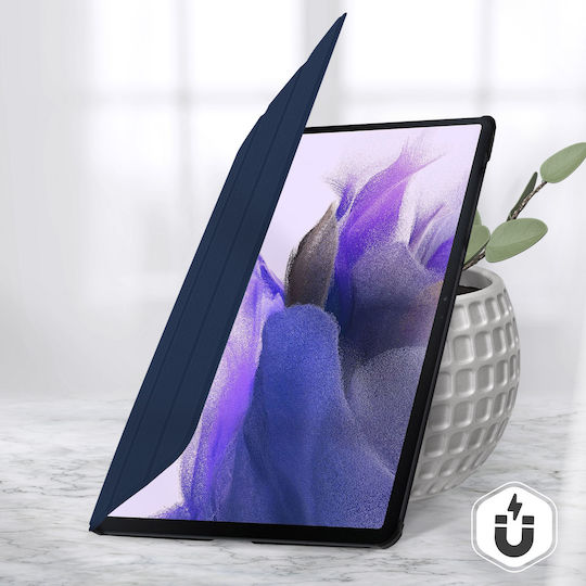 Avizar Flip Cover με Πληκτρολόγιο Μπλε (Samsung Galaxy Tab S7 FE)