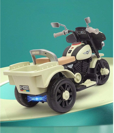 Motocicletă pentru copii Electrică Alb