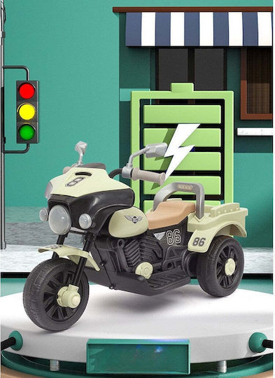 Motocicletă pentru copii Electrică Alb