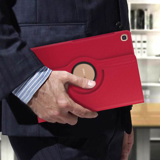 Avizar Flip Cover Περιστρεφόμενη Κόκκινη (Samsung Galaxy Tab S5e)