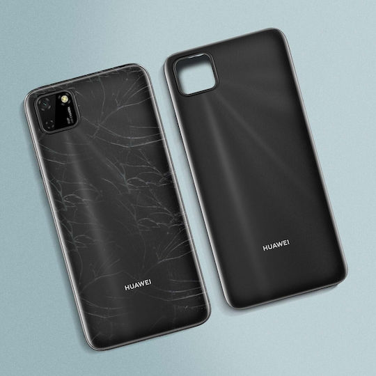 Clappio Καπάκι Μπαταρίας Μαύρο για Huawei Y5p