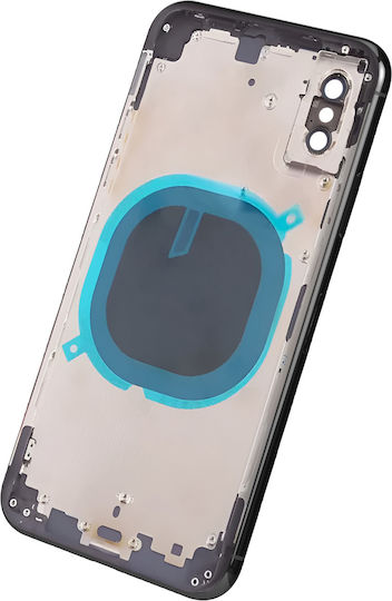 Clappio Καπάκι Μπαταρίας Μαύρο για iPhone XS