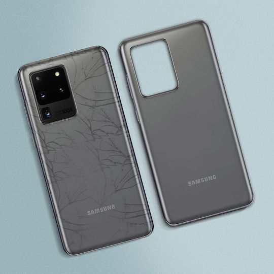 Clappio Battery Cover Gray for Galaxy S20 Ultra