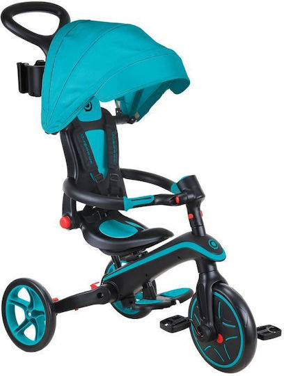 Globber Explorer Trike Πτυσσόμενο & Μετατρεπόμενο 4 σε 1 για 2-5 Ετών Μπλε