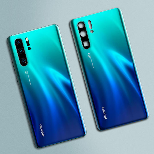 Clappio Κапак за замяна на батерията Син за Huawei P30 Pro