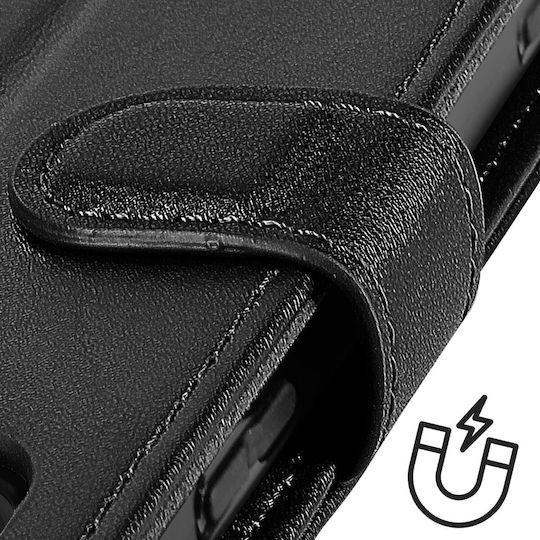 Case Sony Xperia 5 V Genuine Leather Wallet Video Support Black