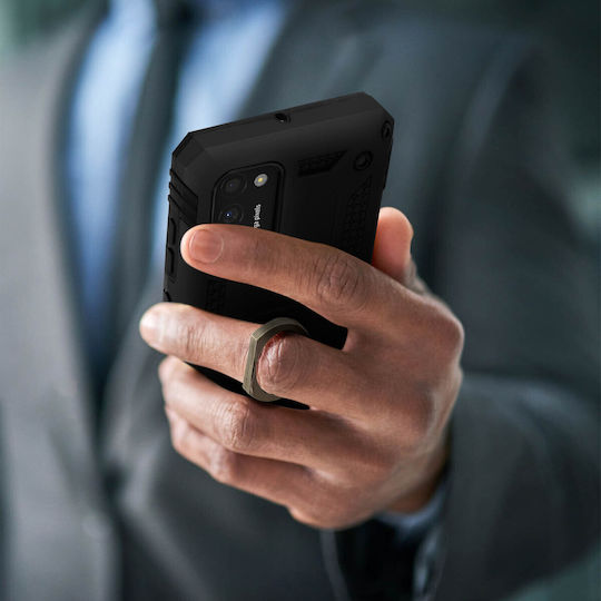 Avizar Batterieabdeckung Schwarz für Samsung Galaxy A41