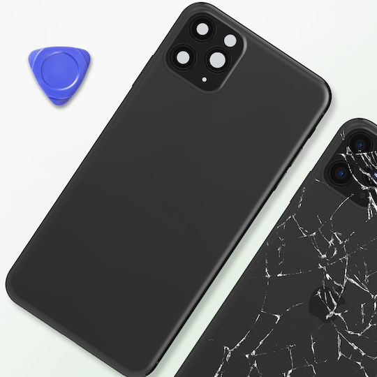 Clappio Κапак за замяна на батерията Сив за iPhone 11 Pro