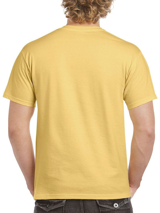 Gildan Ανδρικό Διαφημιστικό T-shirt Κοντομάνικο Yellow Haze