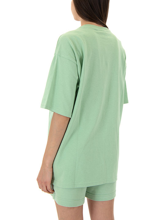 Better Classics Logo Tricou Sport Oversized Damă Verde