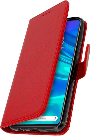Флип калъф портфейл магнитна стойка Huawei P Smart Z Y9 Prime 2019 червен