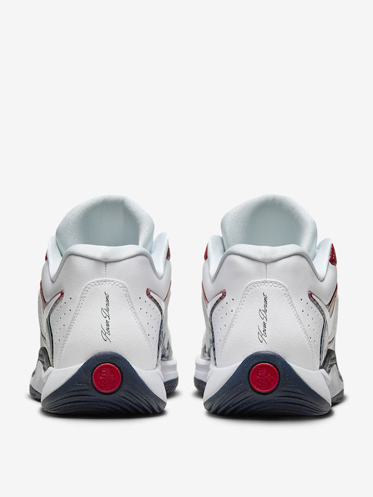 KD17 Χαμηλά Μπασκετικά Παπούτσια White / Obsidian / University Red