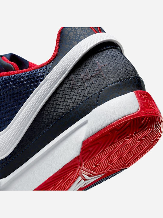 Ja 1 Low Basketball Shoes Midnight Navy / White / University Red