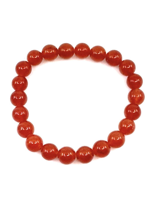 Rotes elastisches Armband mit natürlichen Amethyststeinen