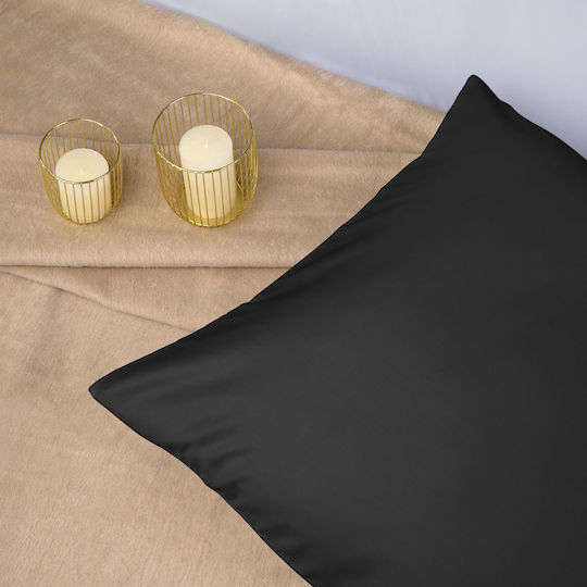 Darymex Μαξιλαροθήκη Black 70x80εκ.