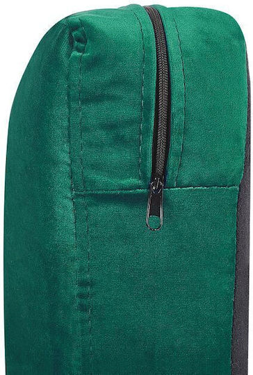 Beliani Husă Elastică Fotoliu Green Velvet 80εκ. 1buc