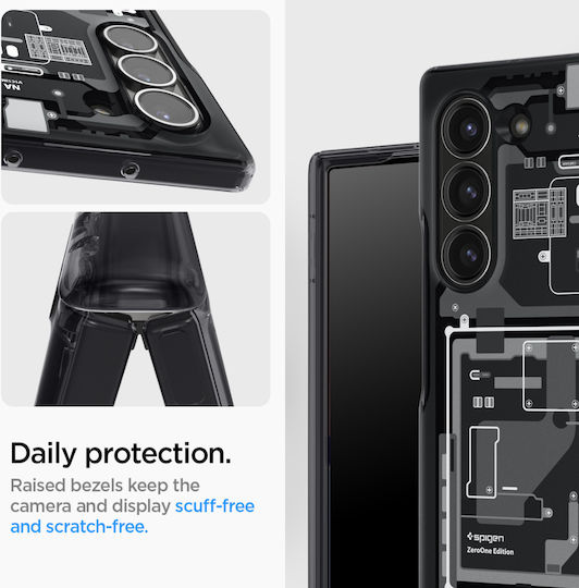 Spigen Ultra Hybrid Pro Задна корица Пластмаса 2мм Прозрачен (Galaxy Z Fold6)