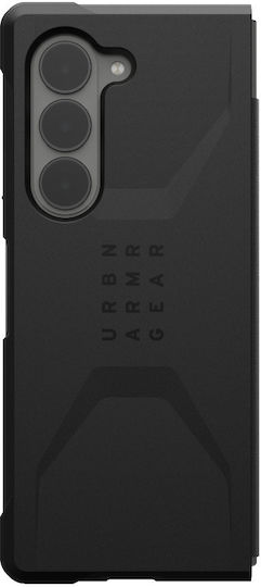 UAG Civilian Umschlag Rückseite Kunststoff / Silikon Schwarz (Galaxy Z Fold6)