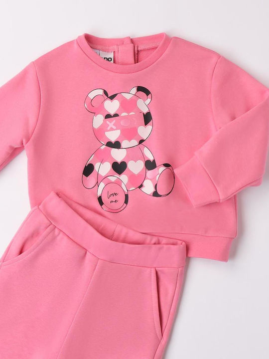 iDO Kids Sweatpants Set Pink