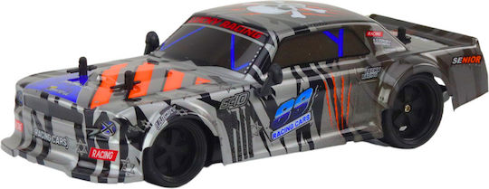 Remote Controlled Sports Car Rc 1:18 Gray