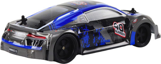 Rc Remote Control Car 1:18 Rubber Wheels Drift Blue