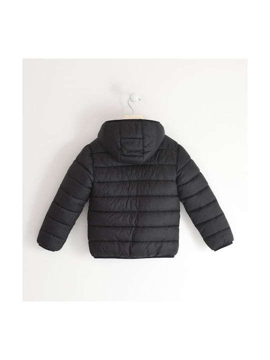 iDO Kids Coat with Hood Black