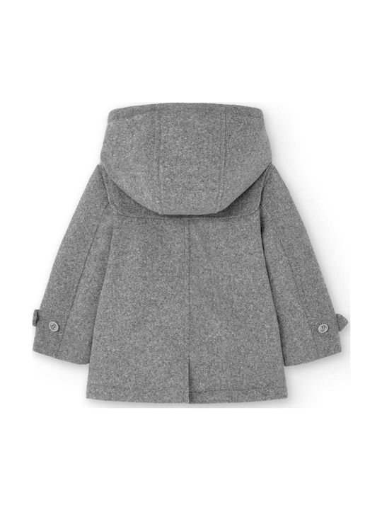 Kids' Coat Montgomery with Hood Gray