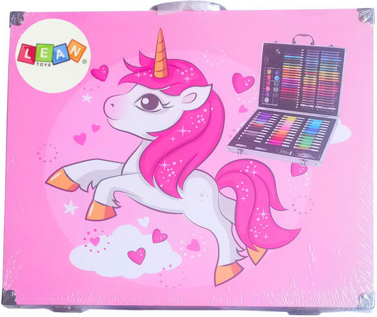 Artistic Set In A Suitcase A Unicorn Pink 150 El